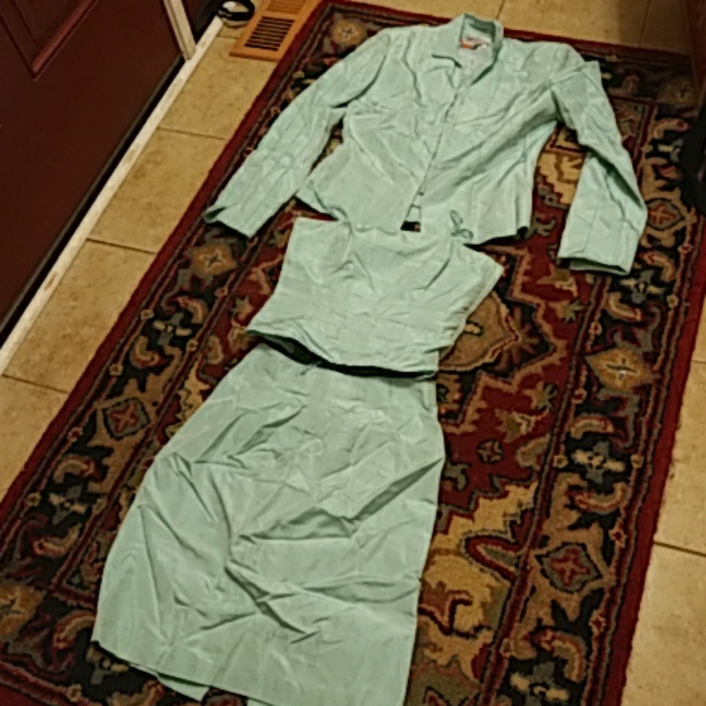 Worth 3 piece Turquoise Silk Set